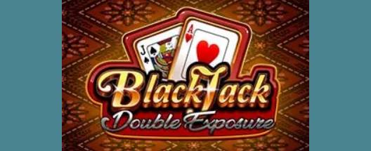 Blackjack Double Exposure game at Karamba