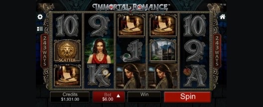 Immortal Romance game at Mr Green