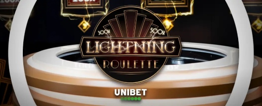 Lightning Roulette game at Unibet
